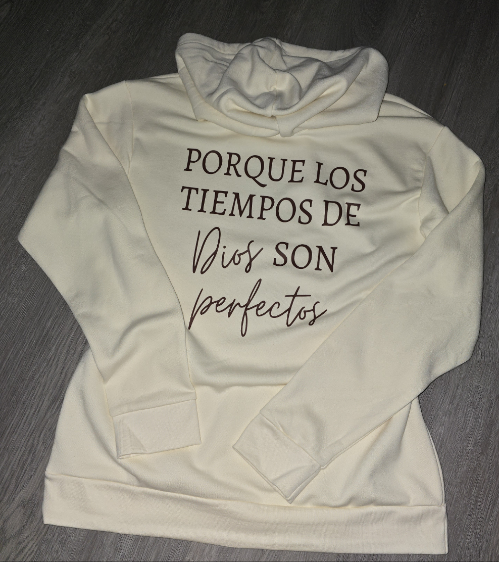Tiempos de Dios hoodie