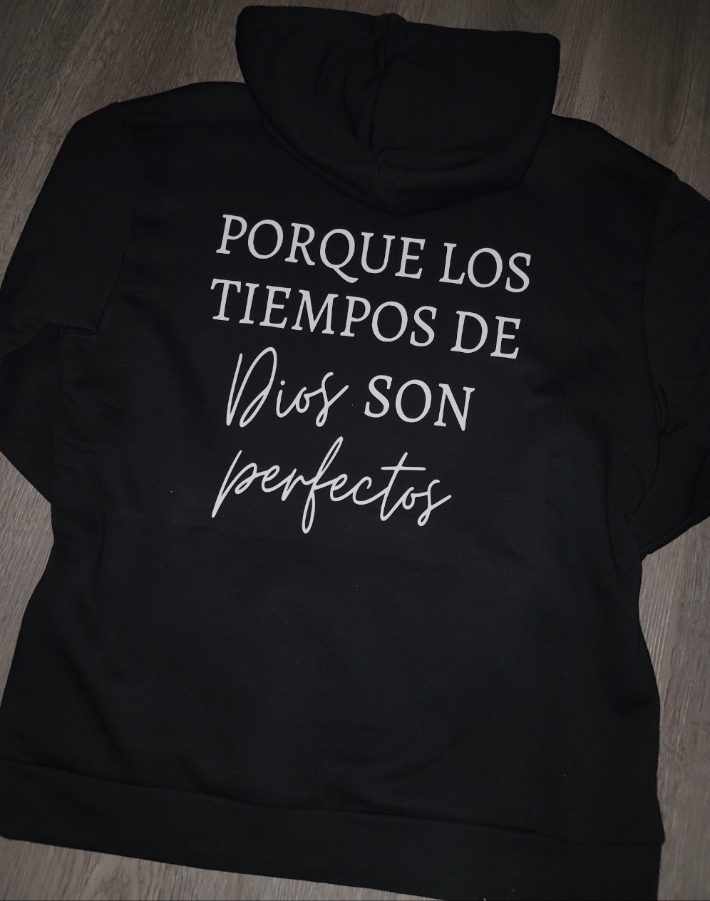Tiempos de Dios hoodie