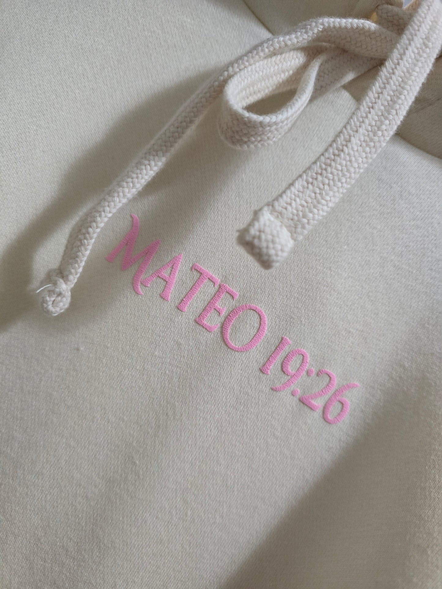 DIOS POR DELANTE PINK hoodie
