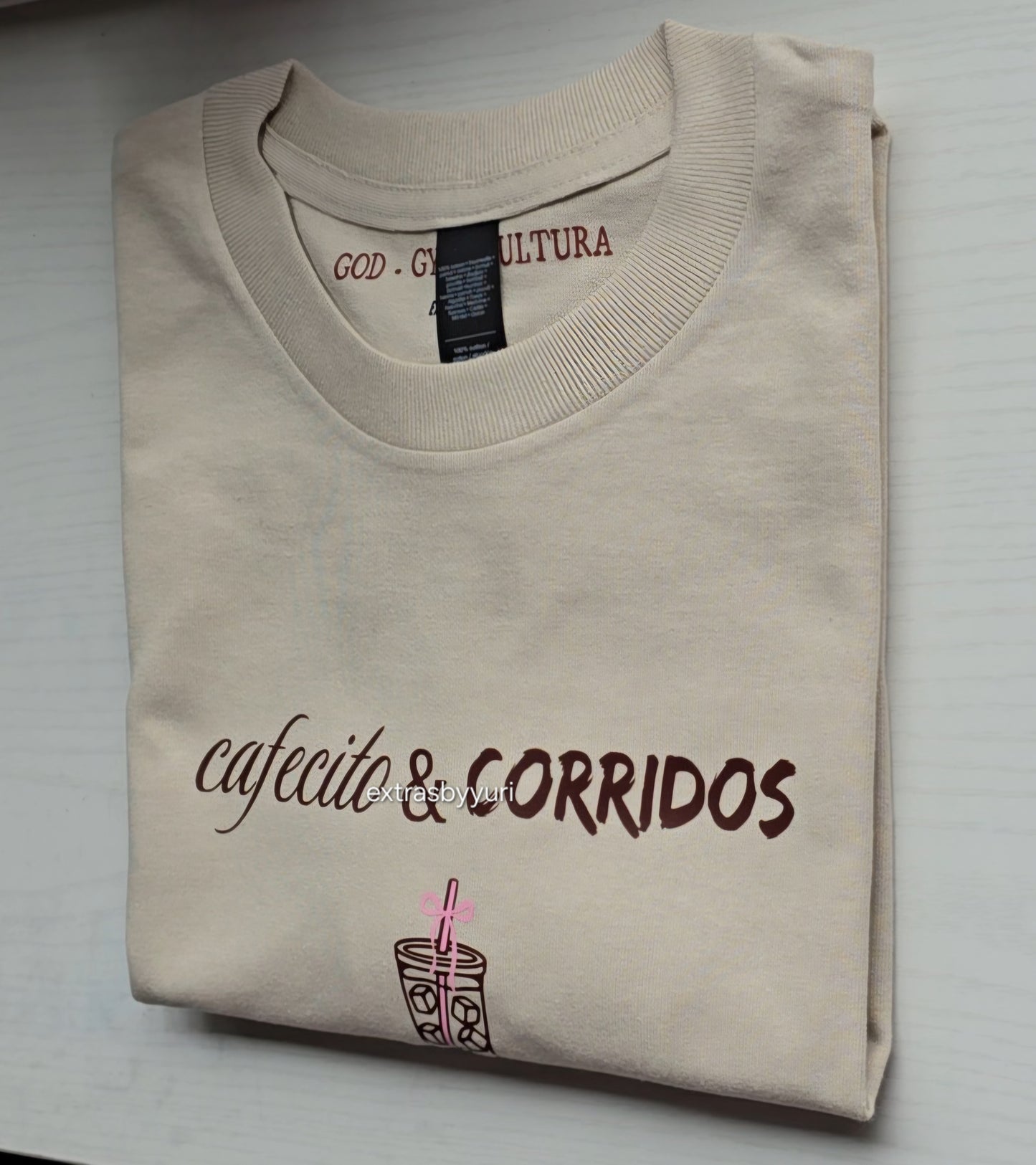 CAFECITO Y CORRIDOS tshirt