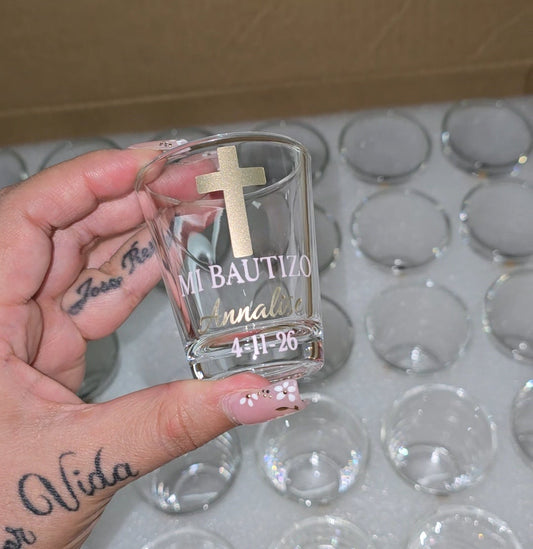 Bautizo shot glass