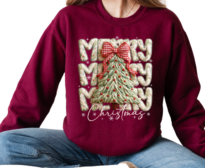 MERRY CHRISTMAS crewneck