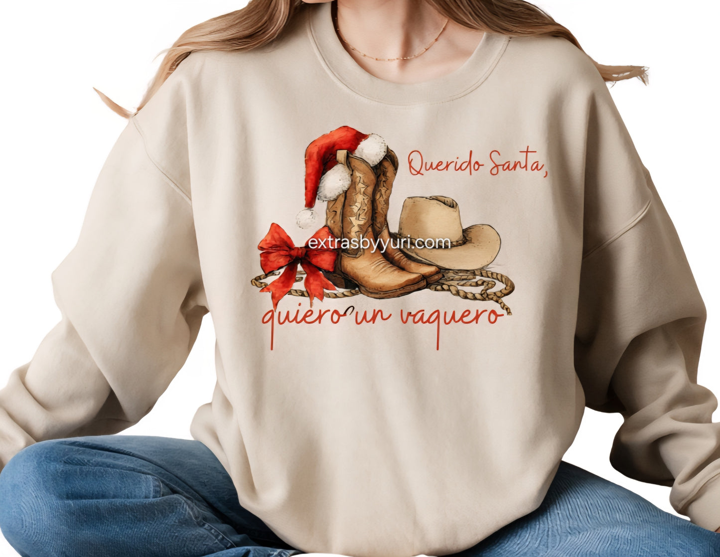 QUERIDO SANTA crewneck