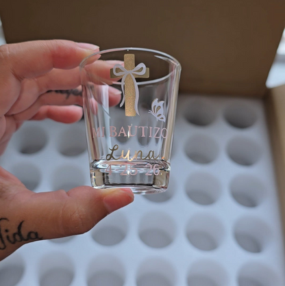 Bautizo shot glass