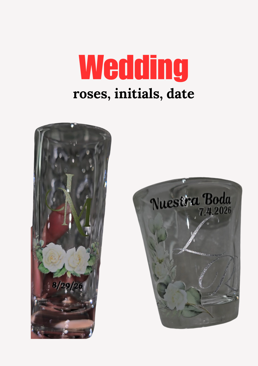 Custom shot glass