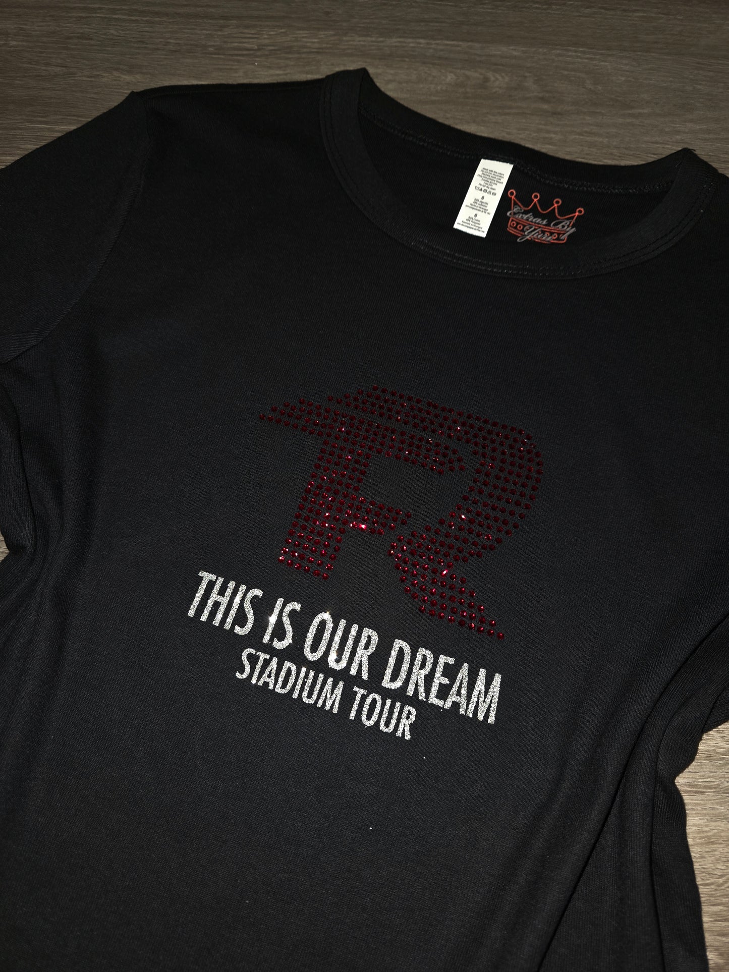 FR rhinestone baby tee