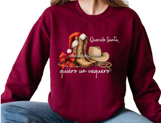 QUERIDO SANTA crewneck