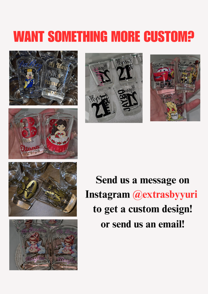 Custom shot glass
